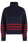 Semicouture Semi Couture Elisa Pattern Oversized Sweater In Blue