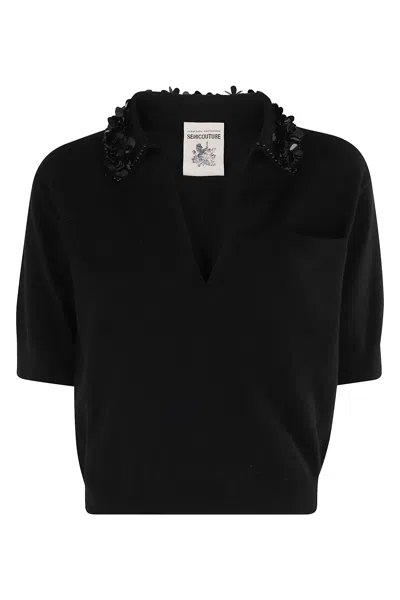 Semicouture Maglia Giulia In Blue