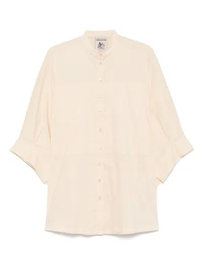 Semicouture Manuela Cotton Shirt In Pink