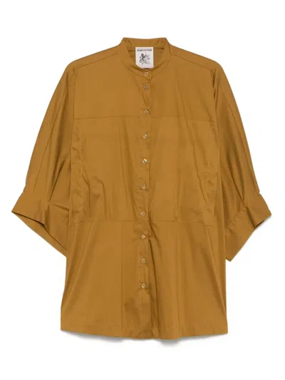 Semicouture Manuela Shirt In Brown