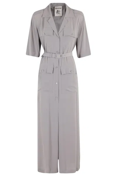 Semicouture Mar Dress In Gray