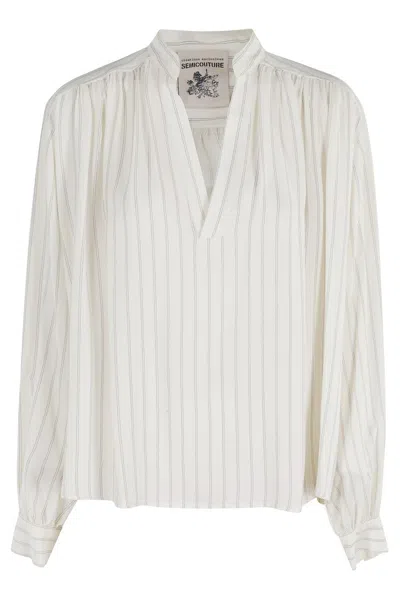 SEMICOUTURE MARGHERITA BLOUSE