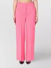 Semicouture Marlee Viscose Partial Lined Trousers In Pink