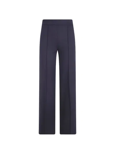 Semicouture Maude Straight-leg Trousers In Blue