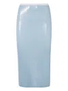 Shop Semicouture Meghan Skirt In Blue