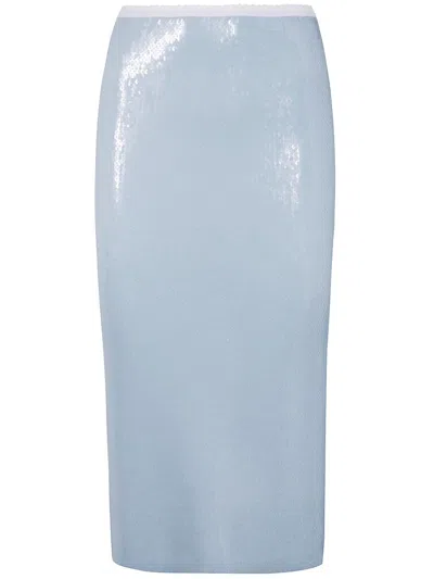 Semicouture Meghan Skirt Clothing In Blue