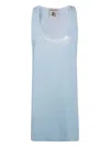 Semicouture Sequin Scoop Neckline Sleeveless Dress