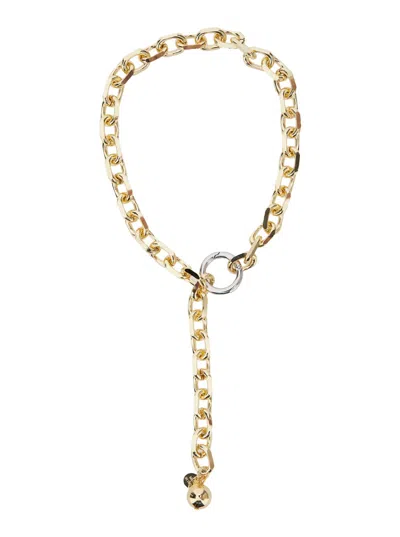 Semicouture Necklace In Gold