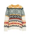 Semicouture Ottavio Wool Blend Jumper In Gray