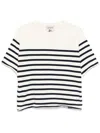 Semicouture Semi Couture Relaxed Fit Striped Natural Sweater