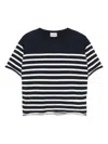 Semicouture Ombeline Striped Cotton Sweater