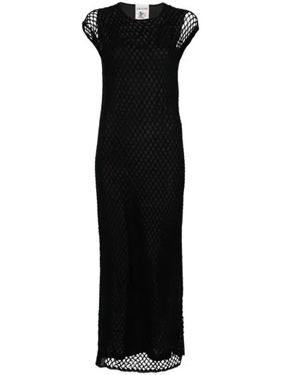 SEMICOUTURE OPEN-KNIT DRESS