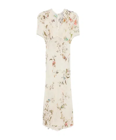 Semicouture Oriane Midi Dress In 中性色