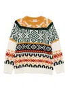 Semicouture Ottavio Wool Blend Jumper In Multi