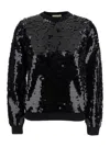 Semicouture Sequin-embellished Sweater In Black