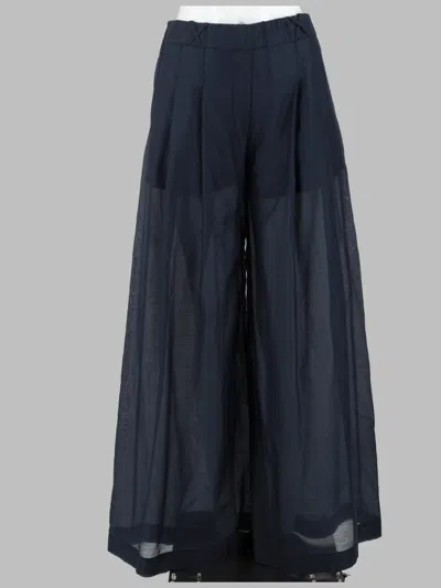 Semicouture Pantalone "debbie" In Blue