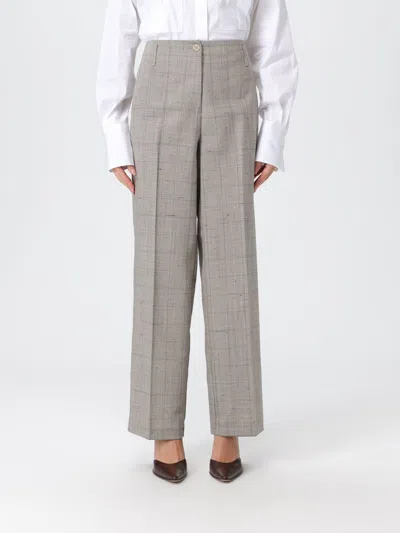 Semicouture Pants  Woman Color Beige In Gray
