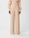 Semicouture Pants  Woman Color Beige In Neutral