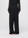 Semicouture Pants  Woman Color Black In Black