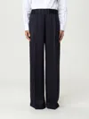Semicouture Pants  Woman Color Black In Blue