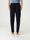 Semicouture Pants  Woman Color Blue In Black