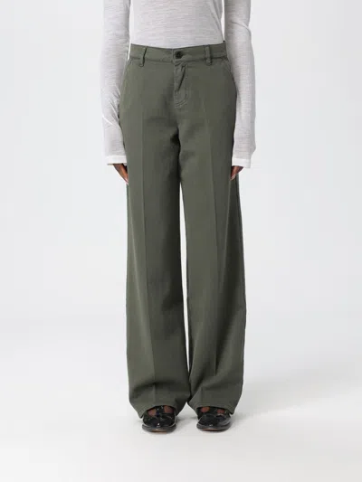 Semicouture Pants  Woman Color Mint In Green
