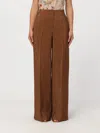 SEMICOUTURE PANTS SEMICOUTURE WOMAN COLOR TOBACCO,408107094