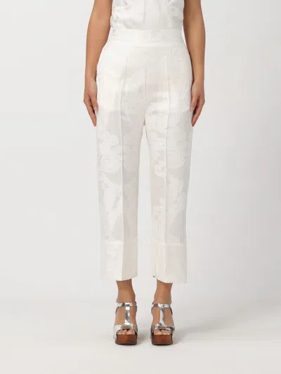 Semicouture Trousers  Woman Colour White