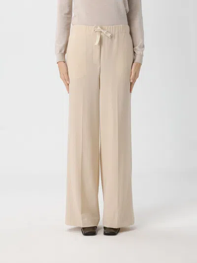 Semicouture Pants  Woman Color Yellow In Neutral