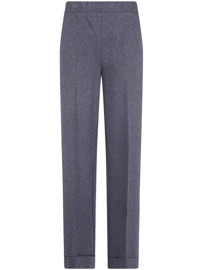 Semicouture Pants Wide Leg "coline" In Gray