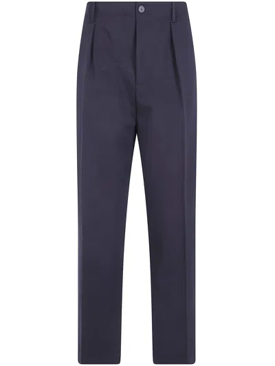 Semicouture Pants Wide Leg "tera" In Black