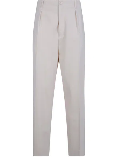 Semicouture Pants Wide Leg "tera" In Gray