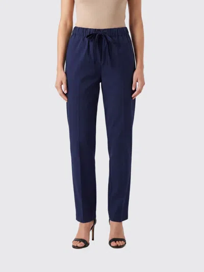 Semicouture Pants Woman Color Blue