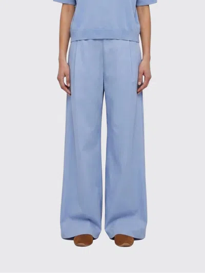 Semicouture Pants Woman Color Gnawed Blue