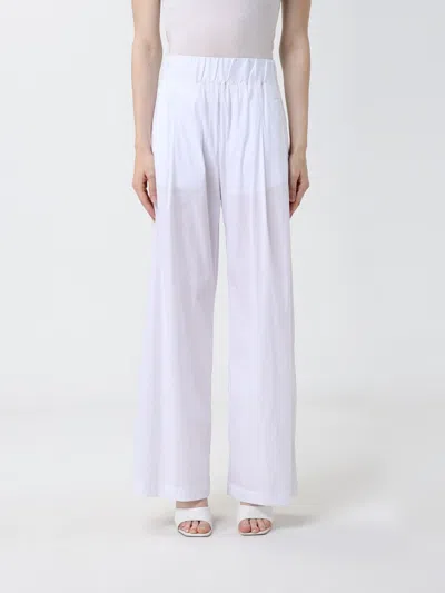 Semicouture Pants Woman In White