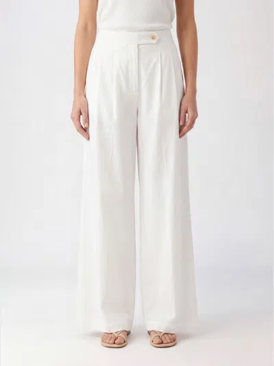 Semicouture Pants Woman Color White