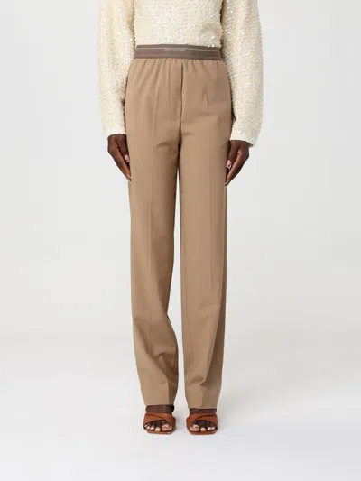 Semicouture Pants Woman  In Brown
