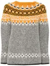 SEMICOUTURE PATTERNED-JACQUARD SWEATER