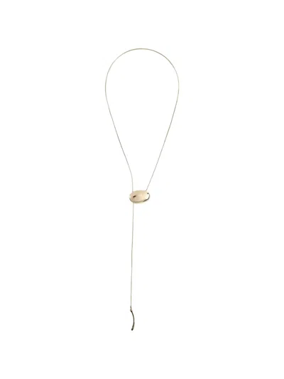 Semicouture Pendant Necklace In Gold