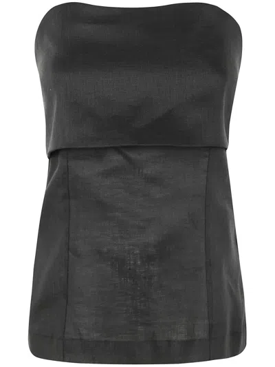 Semicouture Pepita Top Clothing In Black