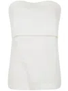 Semicouture Pepita Top In White