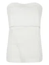 Semicouture Pepita Top In White