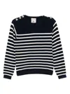 Semicouture Perla Striped Cotton Sweater