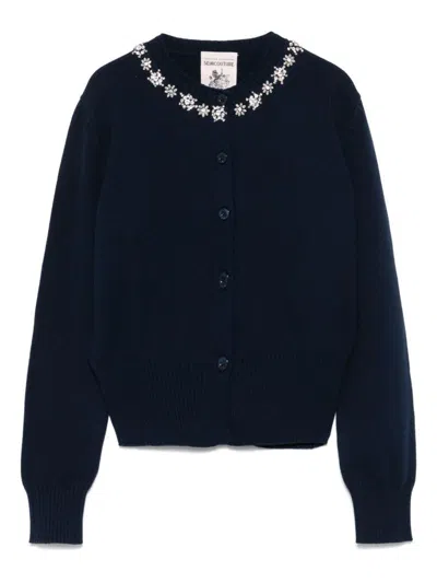 SEMICOUTURE SEMICOUTURE PETRA COTTON CARDIGAN