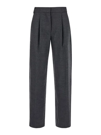 Semicouture Pinces Pants In Grey