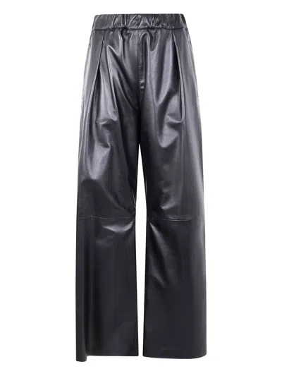 SEMICOUTURE PLEAT-DETAIL TROUSERS