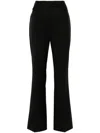 Semicouture Slim-leg Cropped Trousers In Black