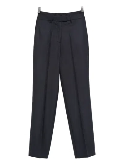 Semicouture Pleated Trousers In Gray