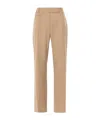 Semicouture Pleated Trousers In Nude