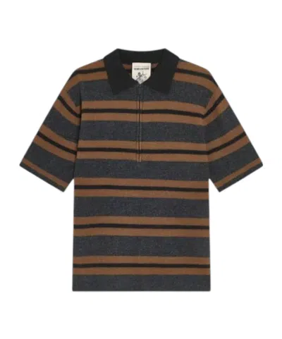 Semicouture Polo Shirt In Multi-color
